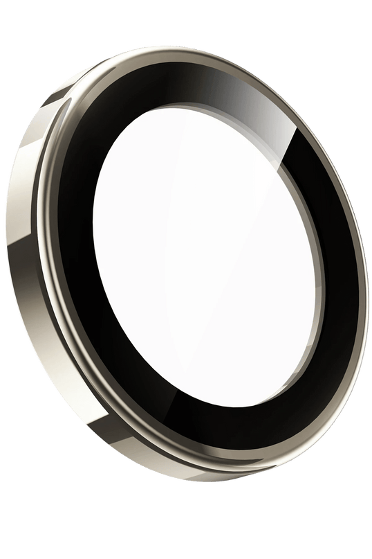 iPhone 16 Pro Max Bright PVD Metal Kamera Lens - Natural Grey
