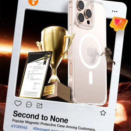 iPhone 16 Pro Max Diamond Clear Magsafe Kılıf 5