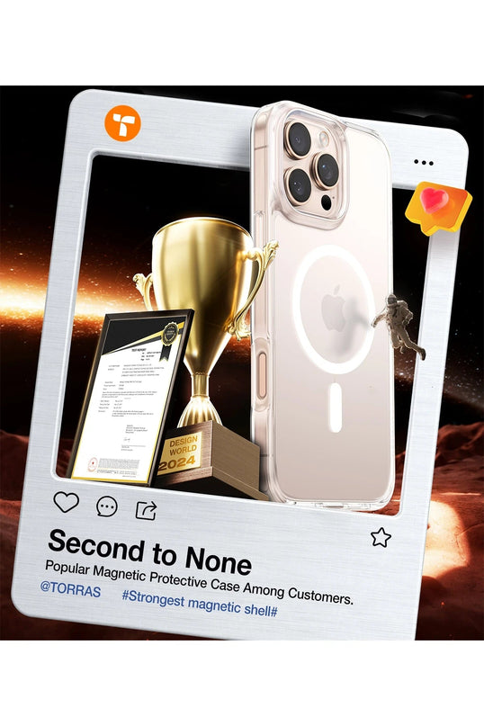 iPhone 16 Pro Max Diamond Clear Magsafe Kılıf 5