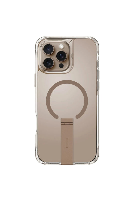 iPhone 16 Pro Max Eleva Standlı Magsafe Kapak Kılıf - Gold 2