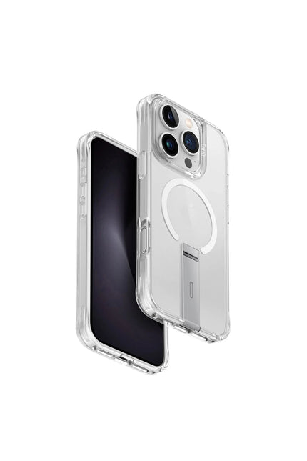 iPhone 16 Pro Max Eleva Standlı Magsafe Kapak Kılıf - Şeffaf