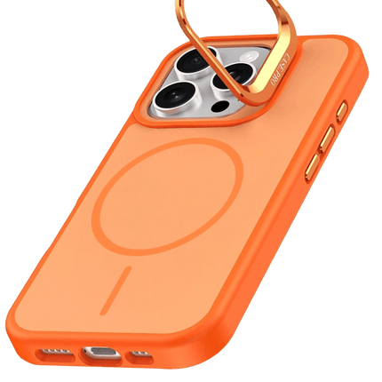 iPhone 16 Pro Max Flexa Magsafe Kapak Kılıf - Turuncu 3