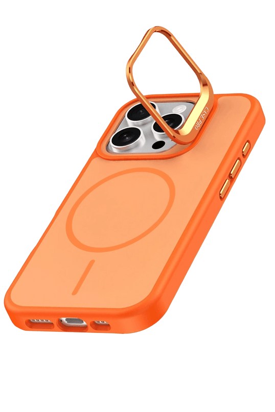 iPhone 16 Pro Max Flexa Magsafe Kapak Kılıf - Turuncu 3