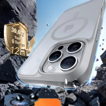 iPhone 16 Pro Max Guardian Magsafe Kılıf - Titan Gri 4