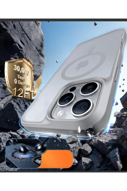 iPhone 16 Pro Max Guardian Magsafe Kılıf - Titan Gri 4