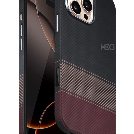 iPhone 16 Pro Max HBC-377 Kevlar Slim Magsafe Kapak Kılıf