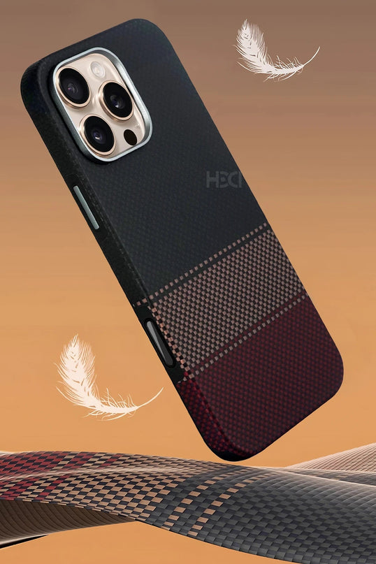 iPhone 16 Pro Max HBC-377 Kevlar Slim Magsafe Kapak Kılıf 4