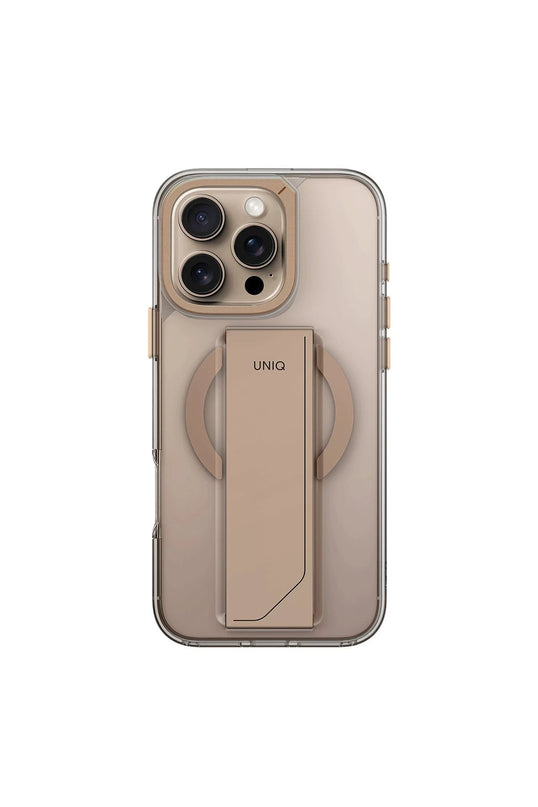 iPhone 16 Pro Max Heldro Max Magsafe Standlı Kapak Kılıf - Gold 2
