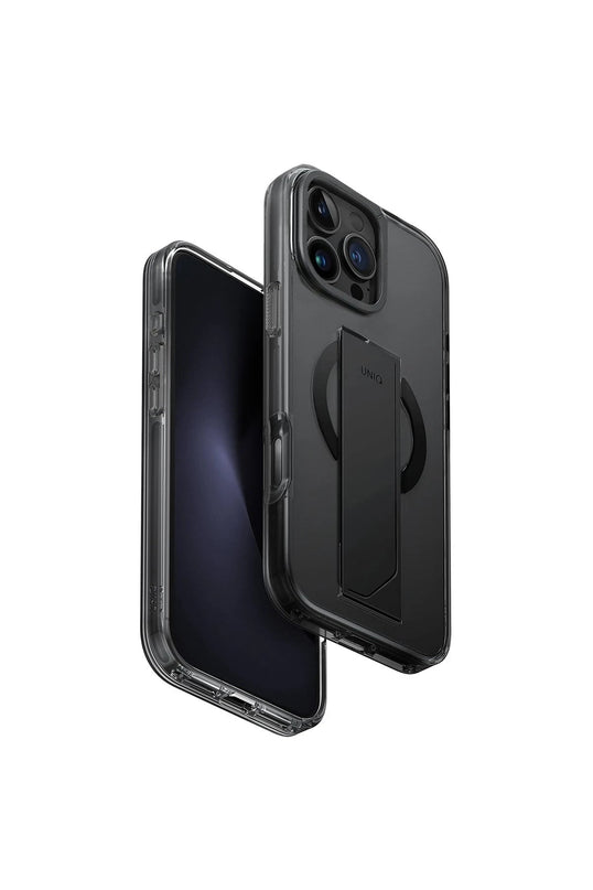 iPhone 16 Pro Max Heldro Max Magsafe Standlı Kapak Kılıf - Siyah
