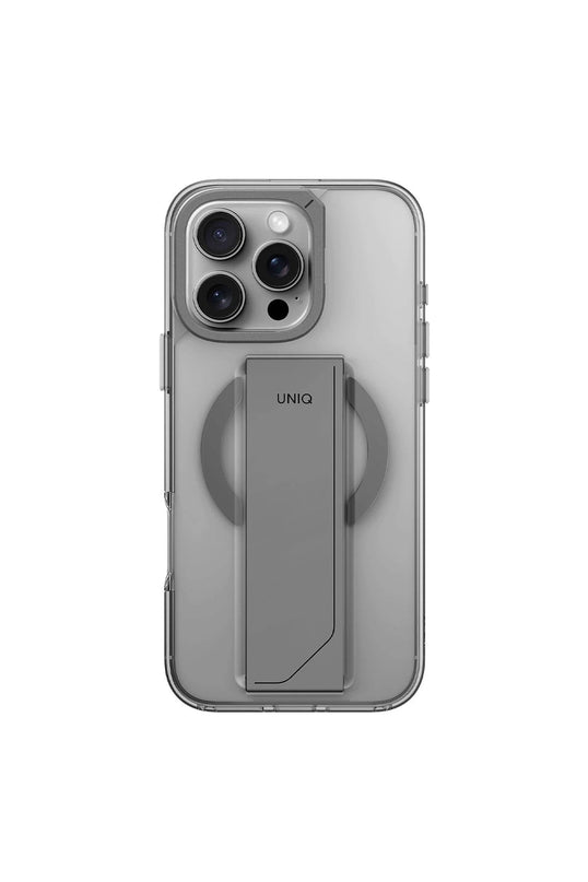 iPhone 16 Pro Max Heldro Max Magsafe Standlı Kapak Kılıf - Titan Gri 2