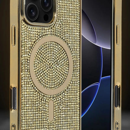 iPhone 16 Pro Max Helen Magsafe Kapak Kılıf - Gold 2