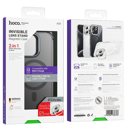 iPhone 16 Pro Max Invisible Magsafe Kapak Kılıf - Siyah 4