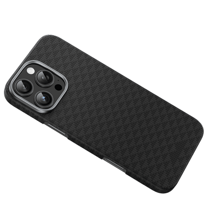 iPhone 16 Pro Max Kevlar Paris Magsafe Kapak Kılıf - Siyah 2
