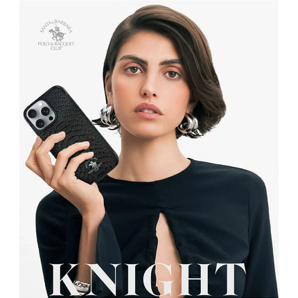 iPhone 16 Pro Max Knight Deri Kapak Kılıf - Kahverengi 7