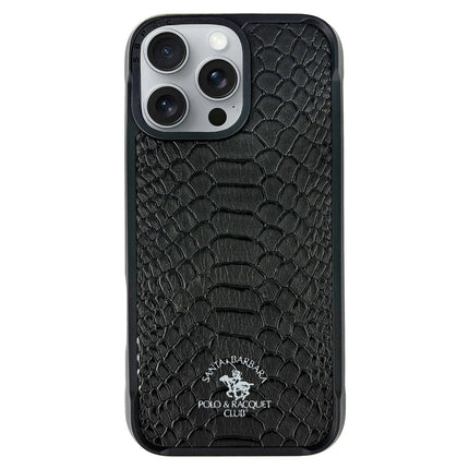 iPhone 16 Pro Max Knight Deri Kapak Kılıf - Siyah