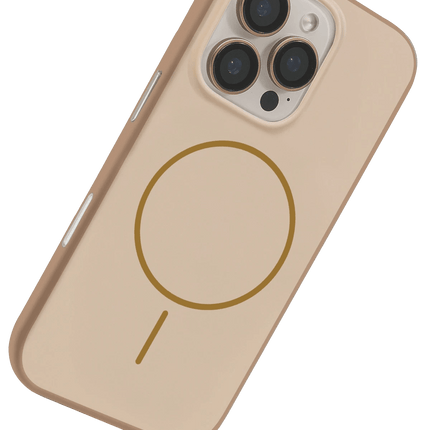 iPhone 16 Pro Max Lamda Matte iBeats Magsafe Kapak Kılıf - Gold 3