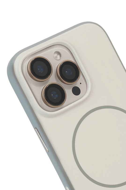 iPhone 16 Pro Max Lamda Matte iBeats Magsafe Kapak Kılıf - Gri 2