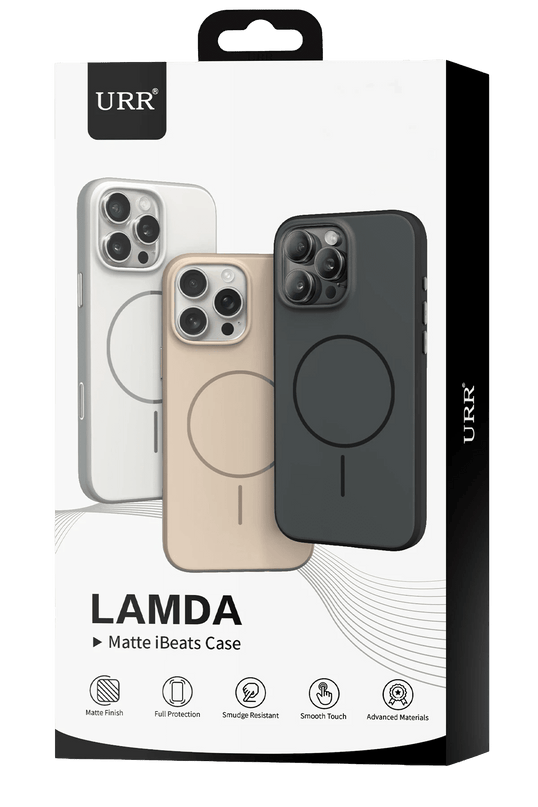 iPhone 16 Pro Max Lamda Matte iBeats Magsafe Kapak Kılıf - Siyah 8