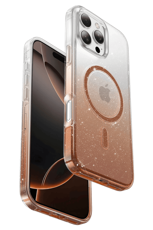 iPhone 16 Pro Max Lillian Simli Magsafe Kılıf - Çöl Titanyum