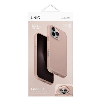 iPhone 16 Pro Max Lino Hue Magsafe Kapak Kılıf - Pembe 5