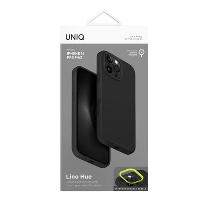 iPhone 16 Pro Max Lino Hue Magsafe Kapak Kılıf - Gri 5