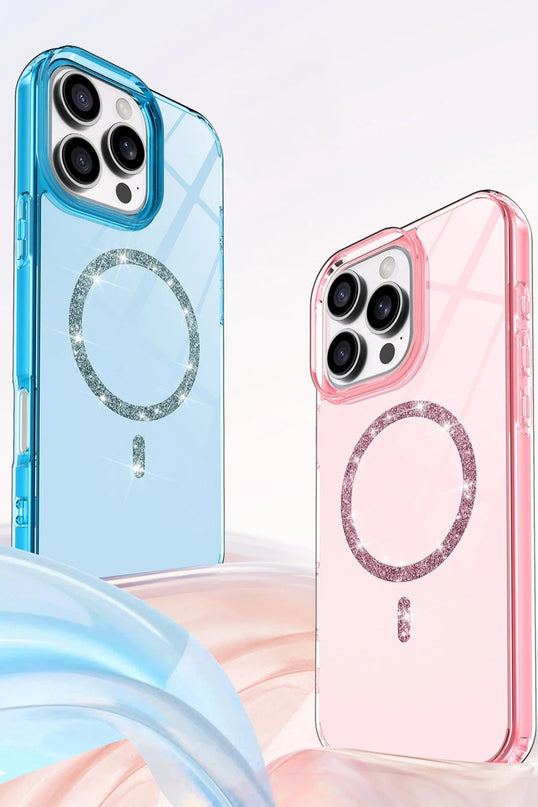 iPhone 16 Pro Max Live Diamond Magsafe Kapak Kılıf - Sarı 2