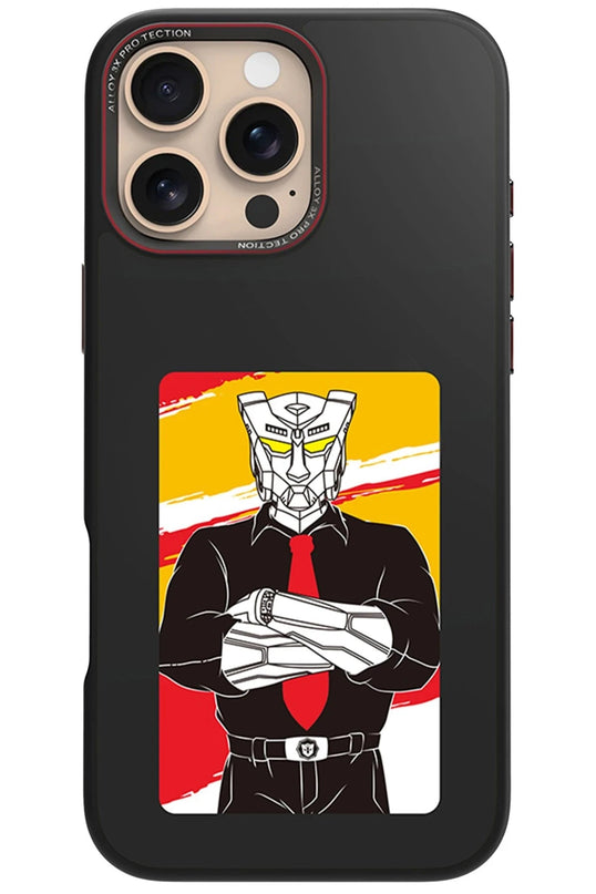 iPhone 16 Pro Max NFC Smart Case Akıllı Kapak Kılıf - Siyah 2