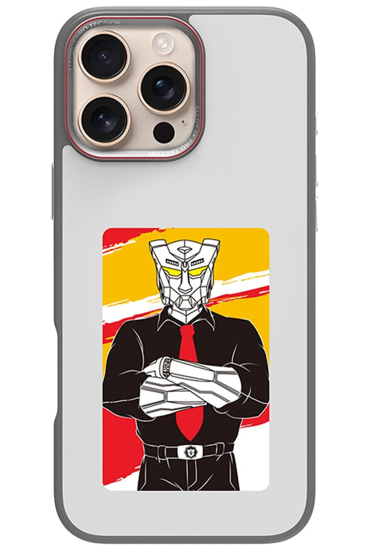 iPhone 16 Pro Max NFC Smart Case Akıllı Kapak Kılıf - Titan Gri 2
