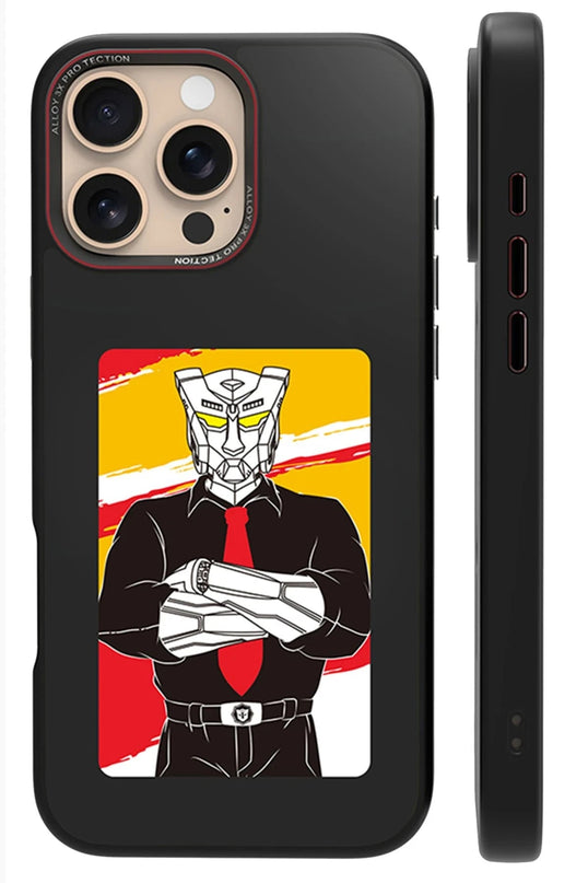 iPhone 16 Pro Max NFC Smart Case Akıllı Kapak Kılıf - Siyah 3