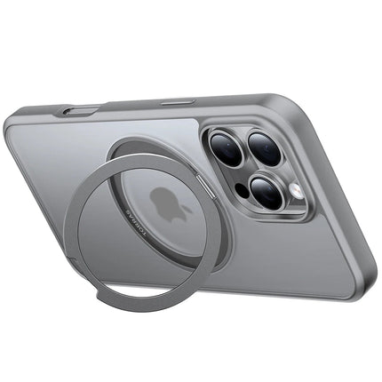 iPhone 16 Pro Max O Stand Pro Serisi Magsafe Kılıf - Titan Gri 5