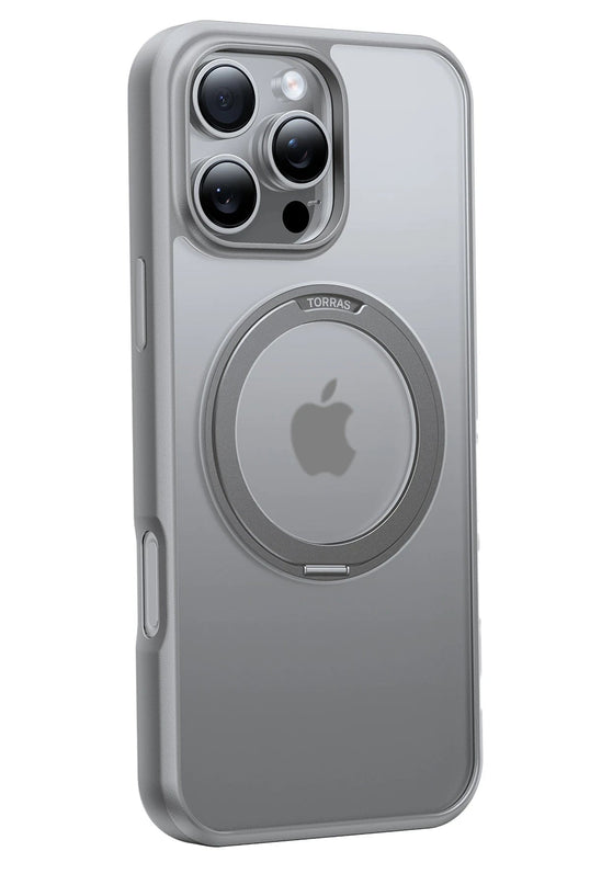 iPhone 16 Pro Max O Stand Pro Serisi Magsafe Kılıf - Titan Gri 4