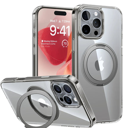 iPhone 16 Pro Max O Stand Pro Serisi Magsafe Kılıf - Gri