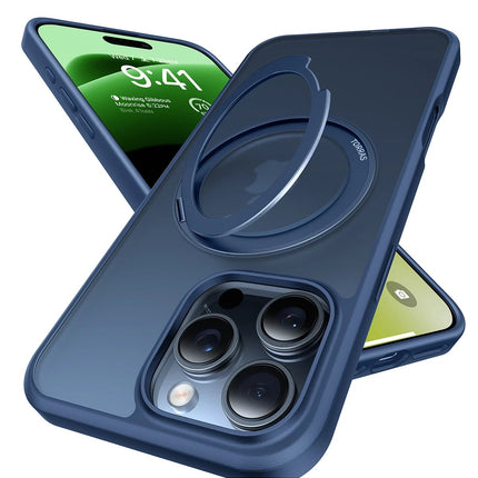 iPhone 16 Pro Max O Stand Pro Serisi Magsafe Kılıf - Lacivert 3