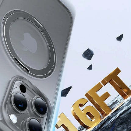 iPhone 16 Pro Max O Stand Pro Serisi Magsafe Kılıf - Titan Gri 7
