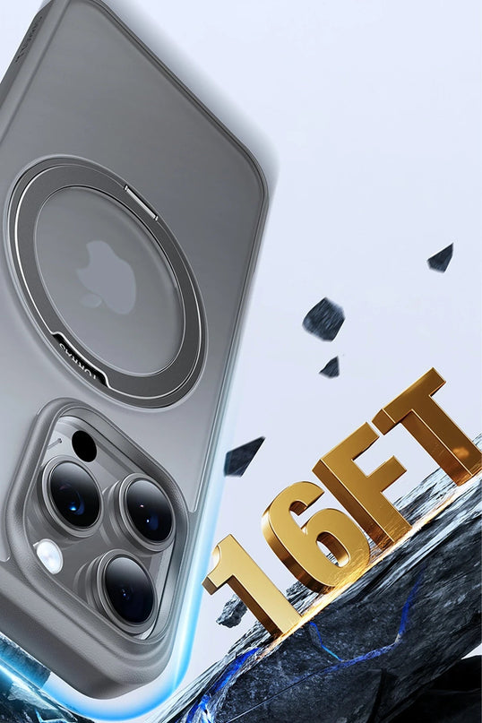 iPhone 16 Pro Max O Stand Pro Serisi Magsafe Kılıf - Titan Gri 7