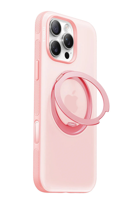 iPhone 16 Pro Max O Stand R Fitness Serisi Magsafe Kılıf - Pembe 2