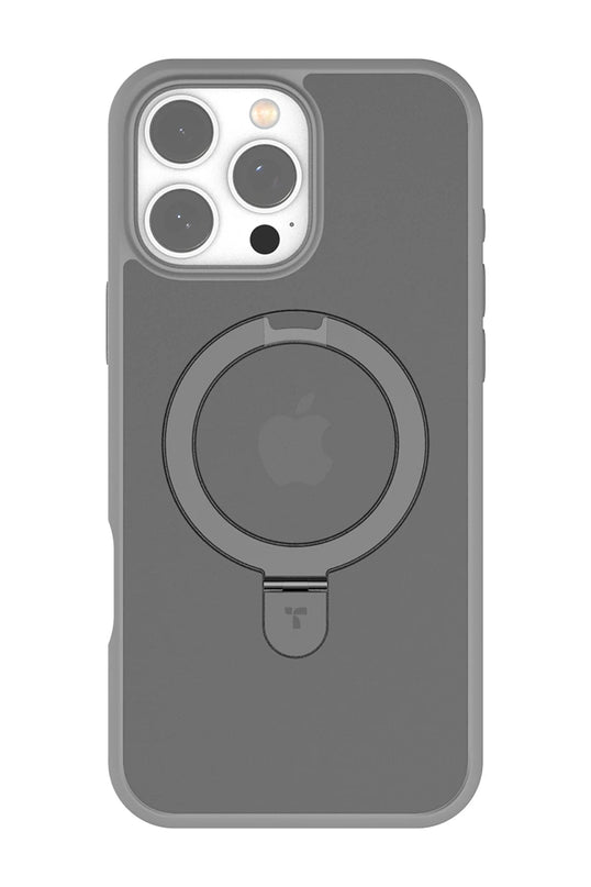 iPhone 16 Pro Max O Stand Serisi Magsafe Kılıf - Titan Gri 2