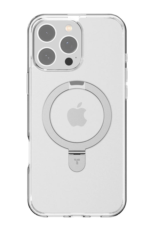 iPhone 16 Pro Max O Stand Serisi Magsafe Kılıf - Şeffaf 4