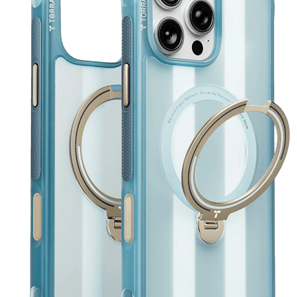 iPhone 16 Pro Max OStand Q3 Air World Cup Serisi Magsafe Kılıf - Açık Mavi