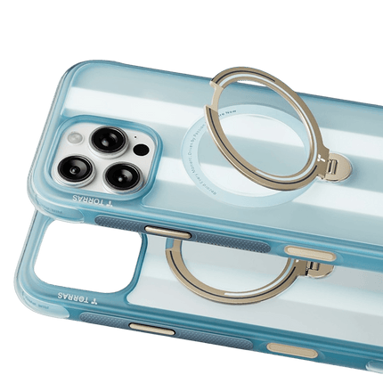 iPhone 16 Pro Max OStand Q3 Air World Cup Serisi Magsafe Kılıf - Açık Mavi 2