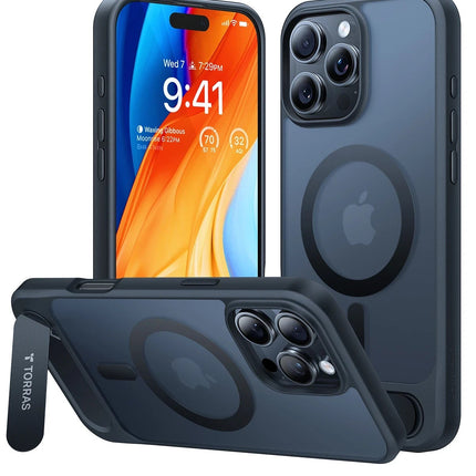 iPhone 16 Pro Max P Stand Serisi Magsafe Kılıf - Siyah 2