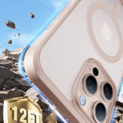 iPhone 16 Pro Max P Stand Serisi Magsafe Kılıf - Çöl Titanyum 4
