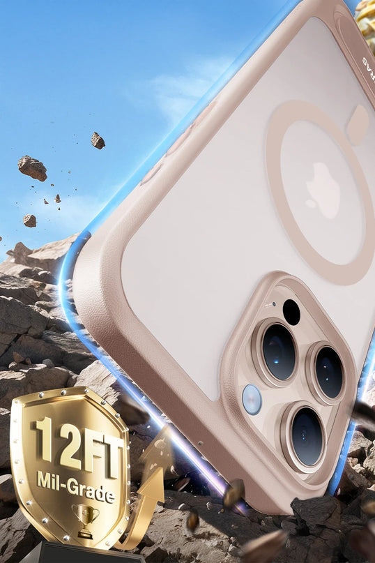 iPhone 16 Pro Max P Stand Serisi Magsafe Kılıf - Çöl Titanyum 4