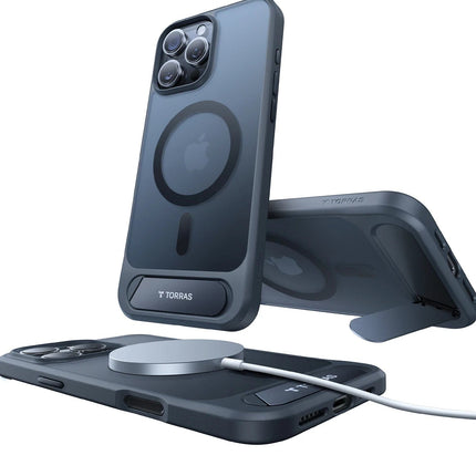 iPhone 16 Pro Max P Stand Serisi Magsafe Kılıf - Siyah 3