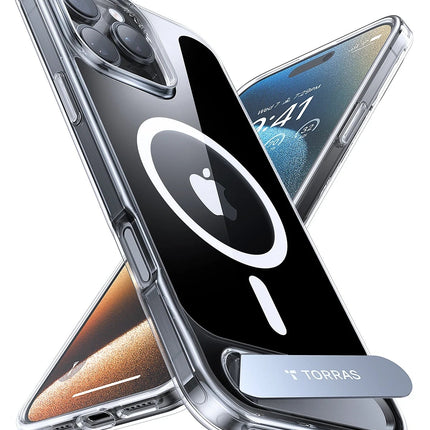 iPhone 16 Pro Max P Stand Serisi Magsafe Kılıf - Şeffaf