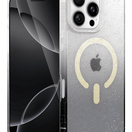 iPhone 16 Pro Max Pummel Shiny Magsafe Kapak Kılıf - Siyah