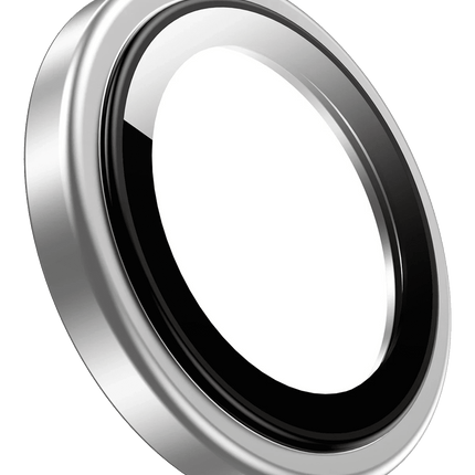 iPhone 16 Pro Max Silikon Metal Kamera Lens Koruyucu - Titanyum