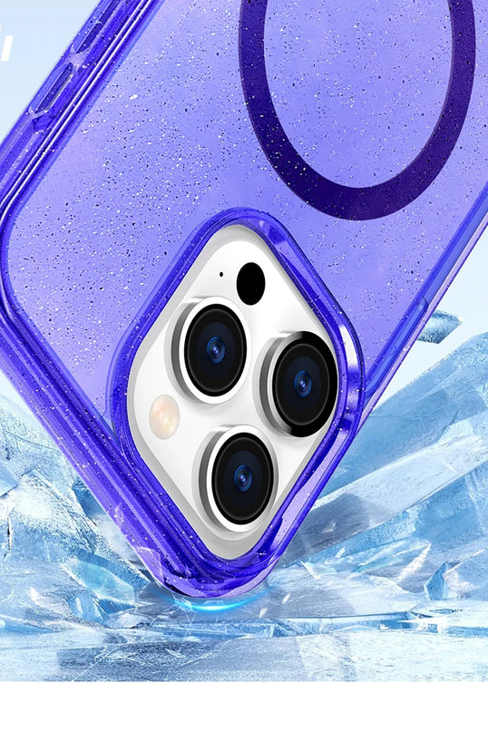 iPhone 16 Pro Max Star Magsafe Kapak Kılıf - Şeffaf 2