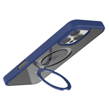 iPhone 16 Pro O Stand Serisi Magsafe Kılıf - Lacivert 4