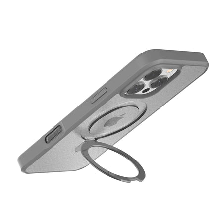 iPhone 16 Pro O Stand Serisi Magsafe Kılıf - Titan Gri 4